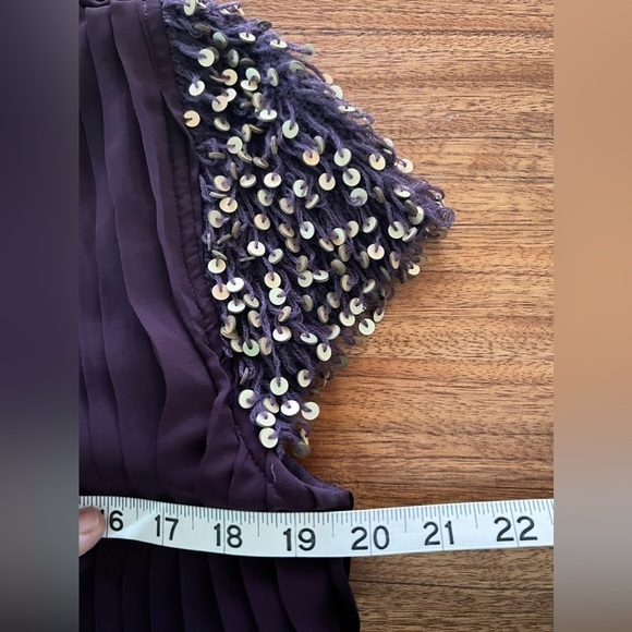 Manoush Paris Boutique Designer Dress M Purple - Picture 15 of 16